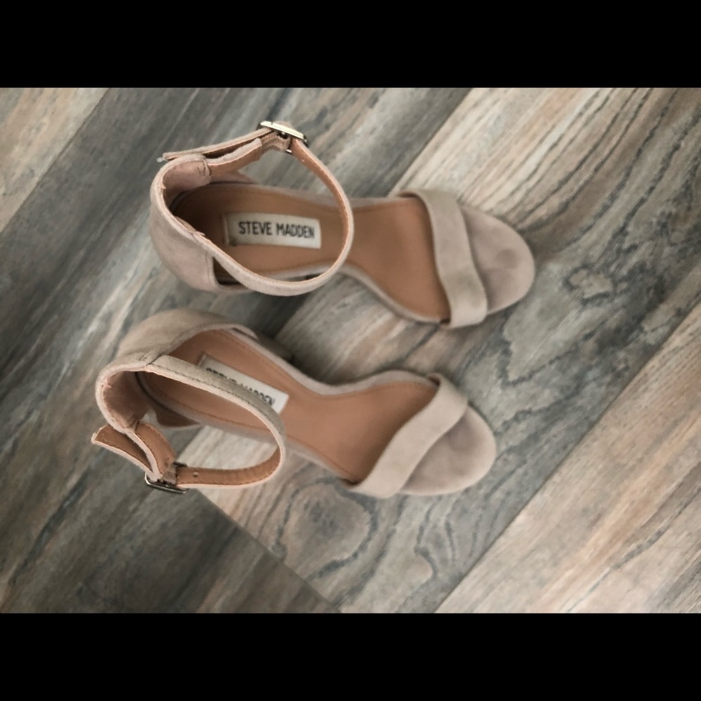 Steve Madden Suede Yaro Block Heel Sandal